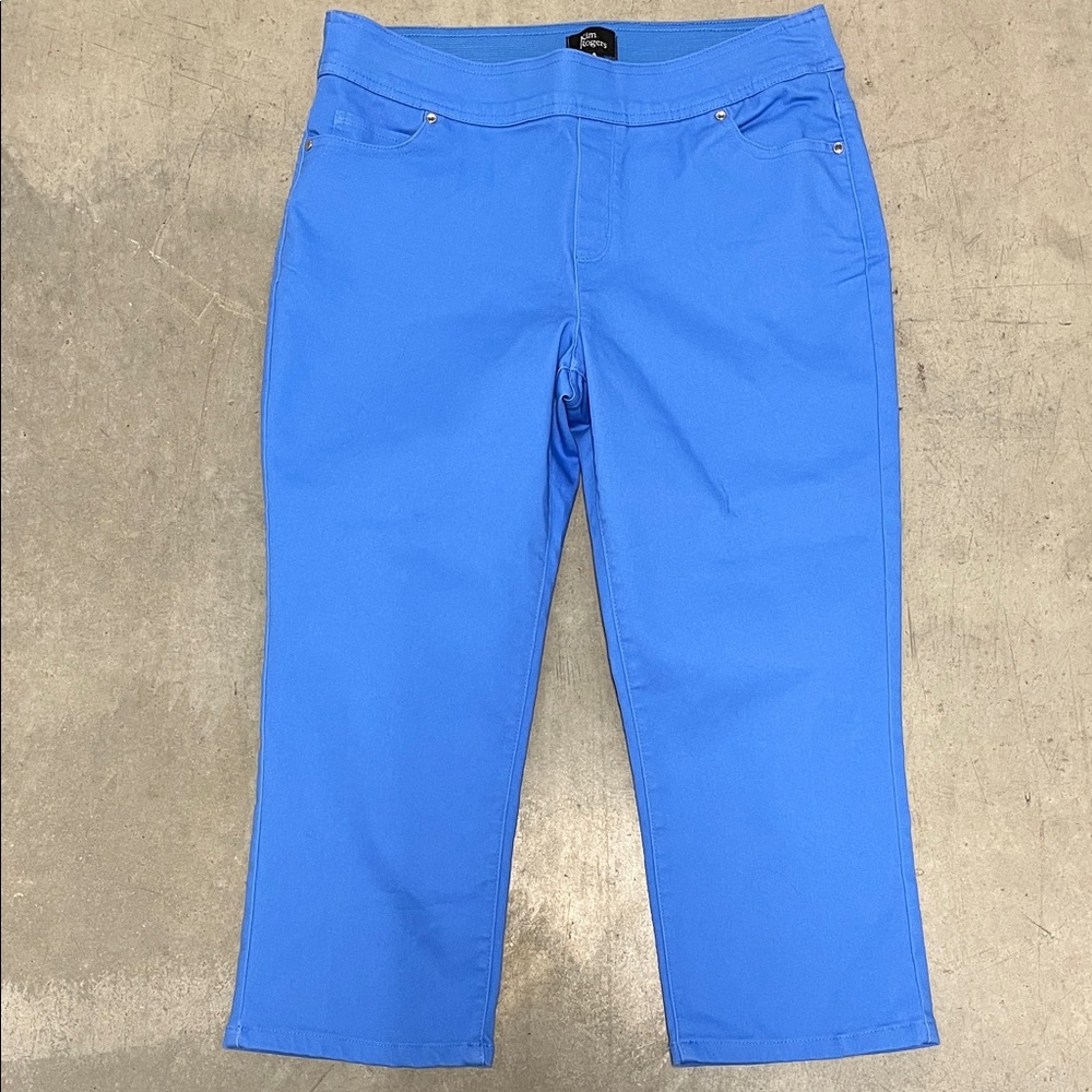Kim Rogers Bright Blue Ankle Jeans